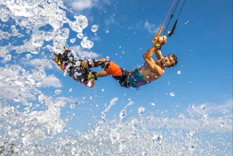 Kitesurfing in Miami