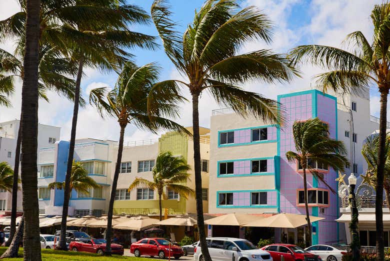 Art Deco district in Miami