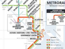 Metrorail map