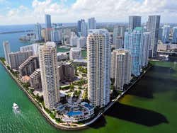 Miami Beach from the air