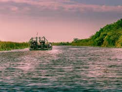 Hovercraft in the Everglades
